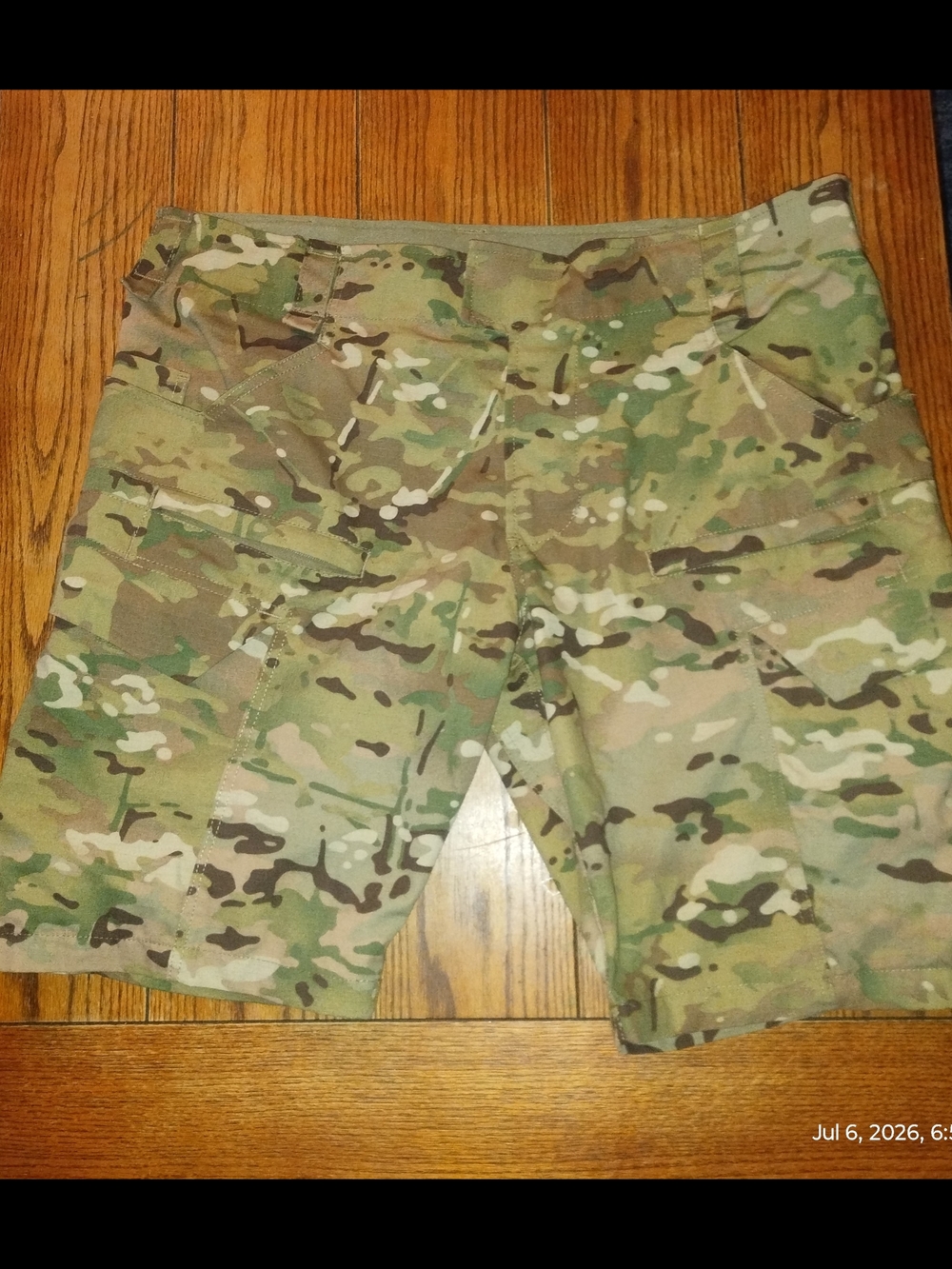 Yevhev Size 3XL Camo Military Camo Shorts